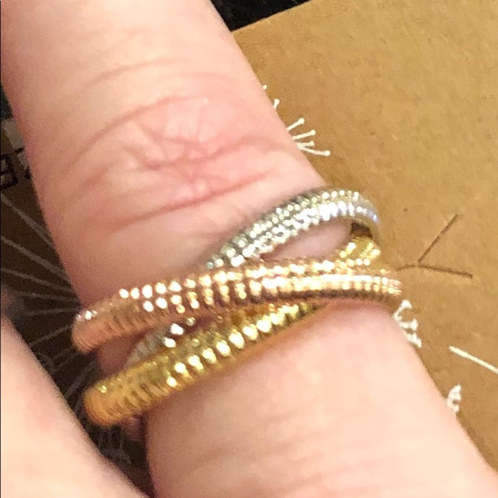 Triple Band Ring.